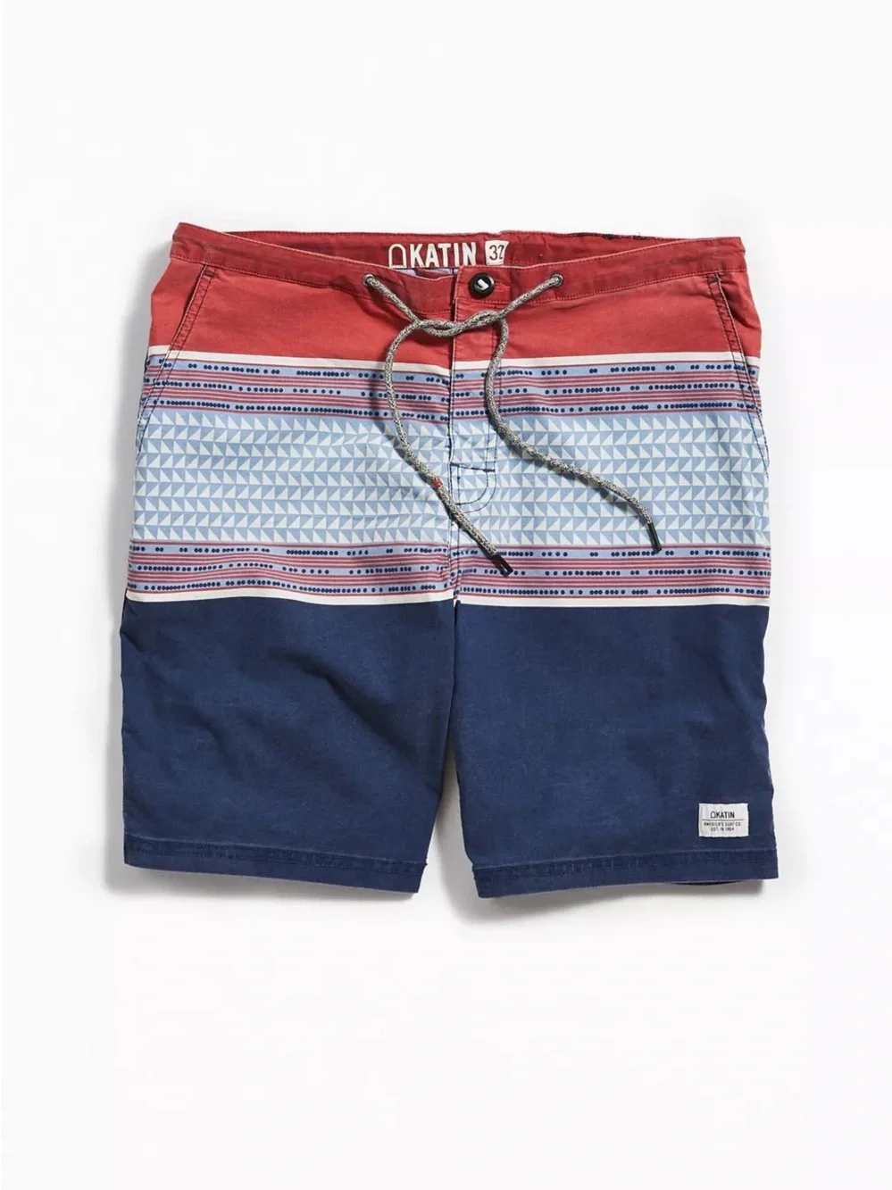 Katin Nations Colorblock Hybrid Swim Short Size 30